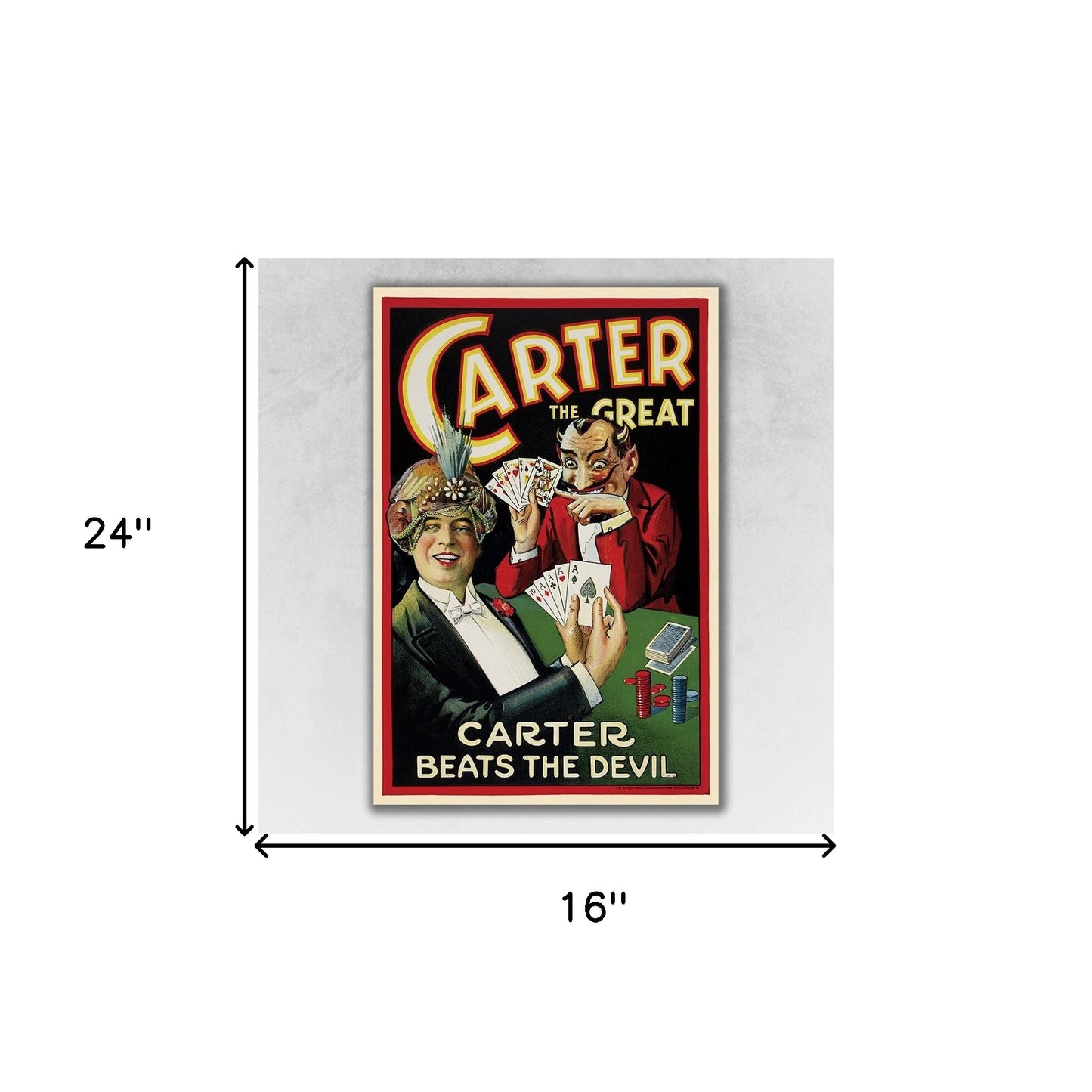 Vintage 1922 Carter Vintage Magic Unframed Print Wall Art