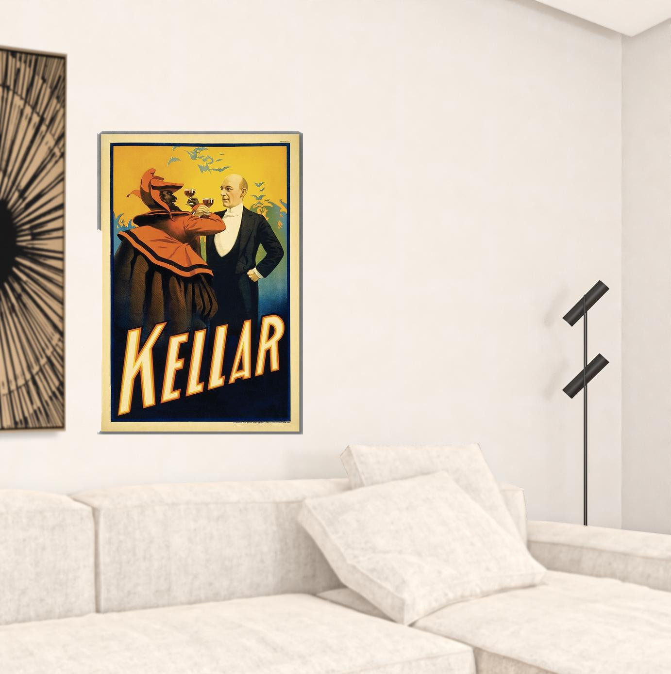 Kellar Drinks With The Devil Vintage Magic Unframed Print Wall Art