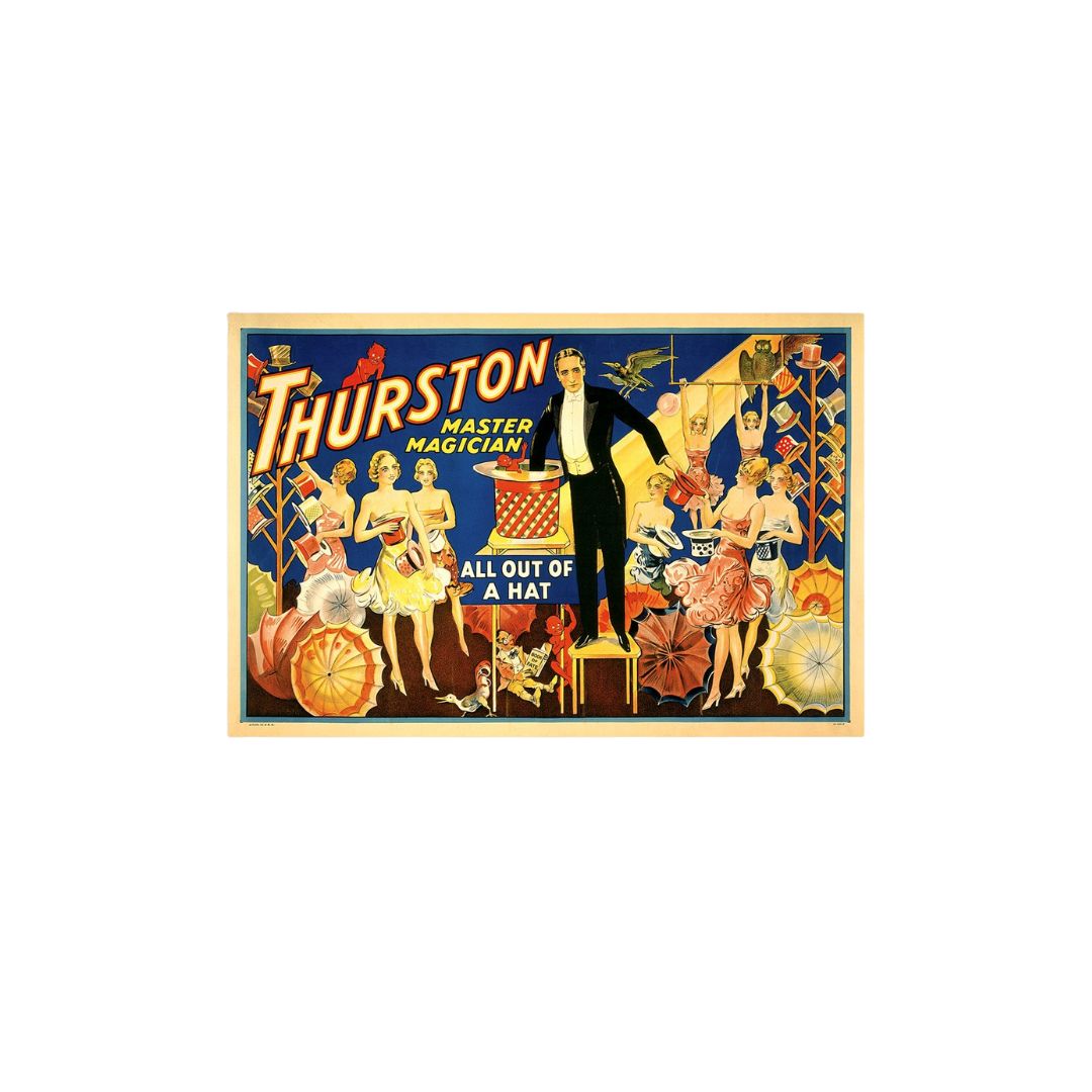 Thurston Spirits Vintage Magic Unframed Print Wall Art