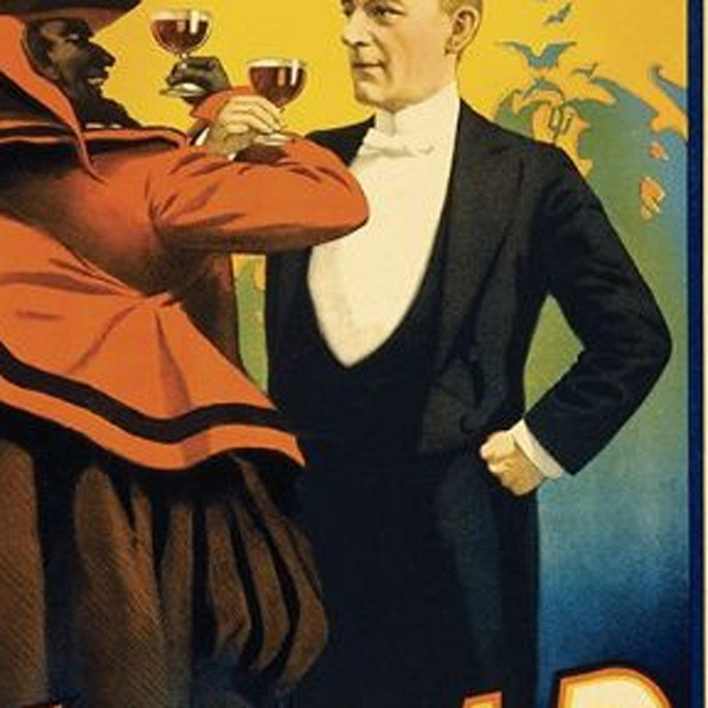 Kellar Drinks With The Devil Vintage Magic Unframed Print Wall Art