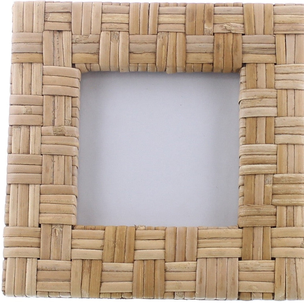 4x4 Woven Bamboo Square Frame