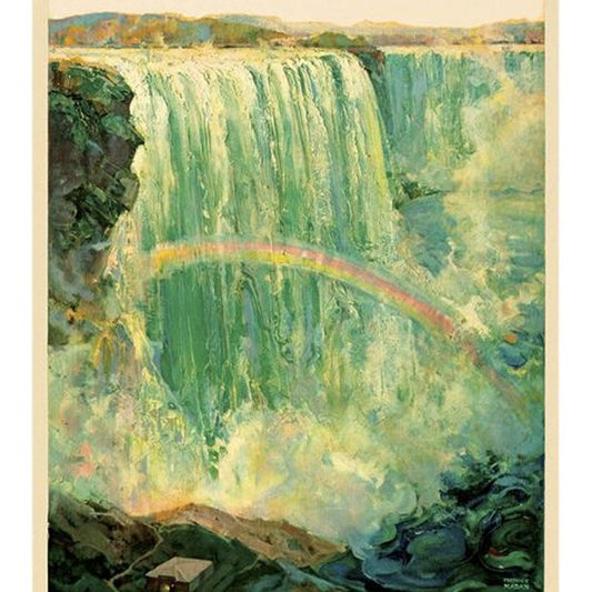 9" X 12" Niagra Falls New York C1920S Vintage Travel Poster Wall Art