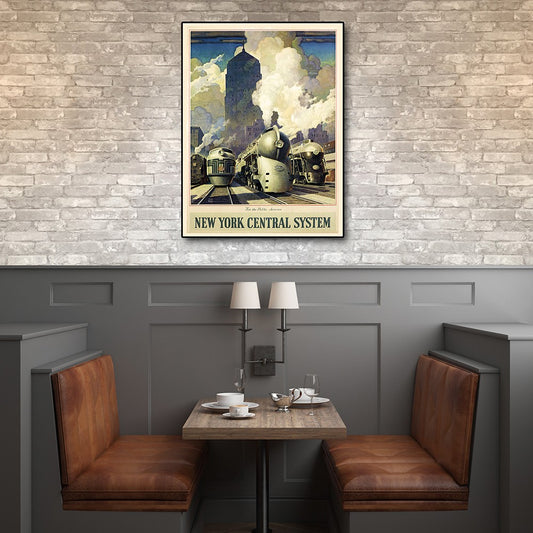 Cleveland Union Terminal Vintage Travel Unframed Print Wall Art