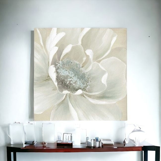 Soft Winter Flower Unframed Print Wall Art