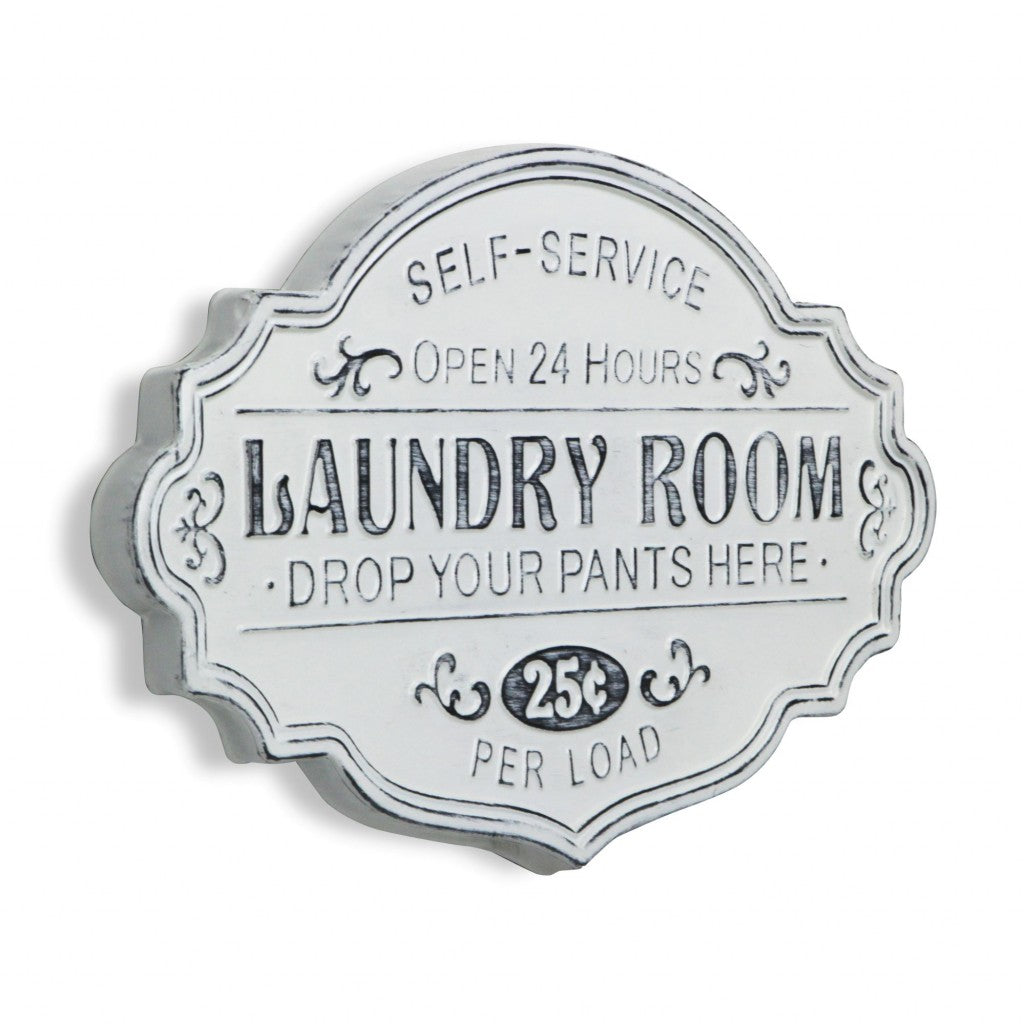 Laundry Room Metal Sign