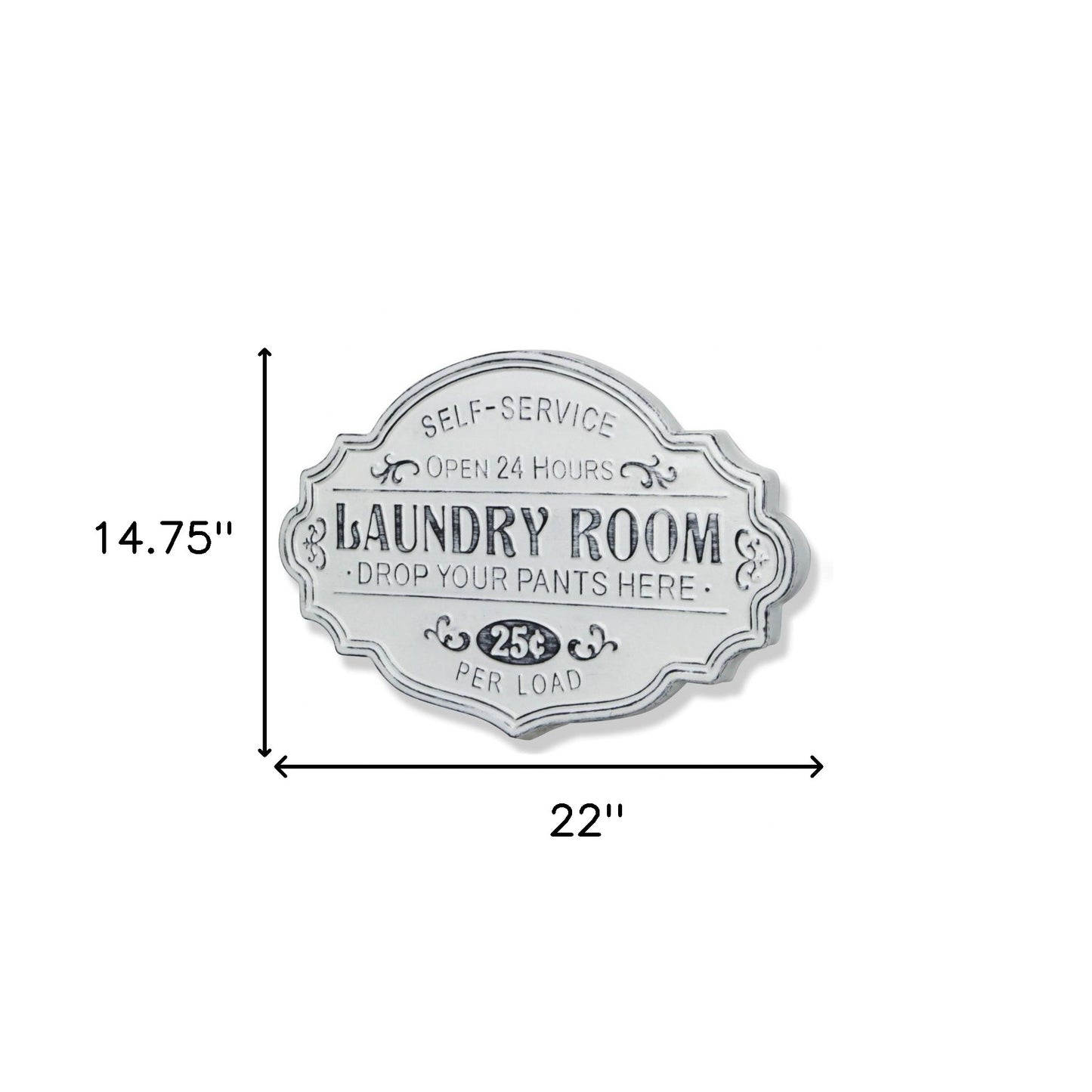 Laundry Room Metal Sign