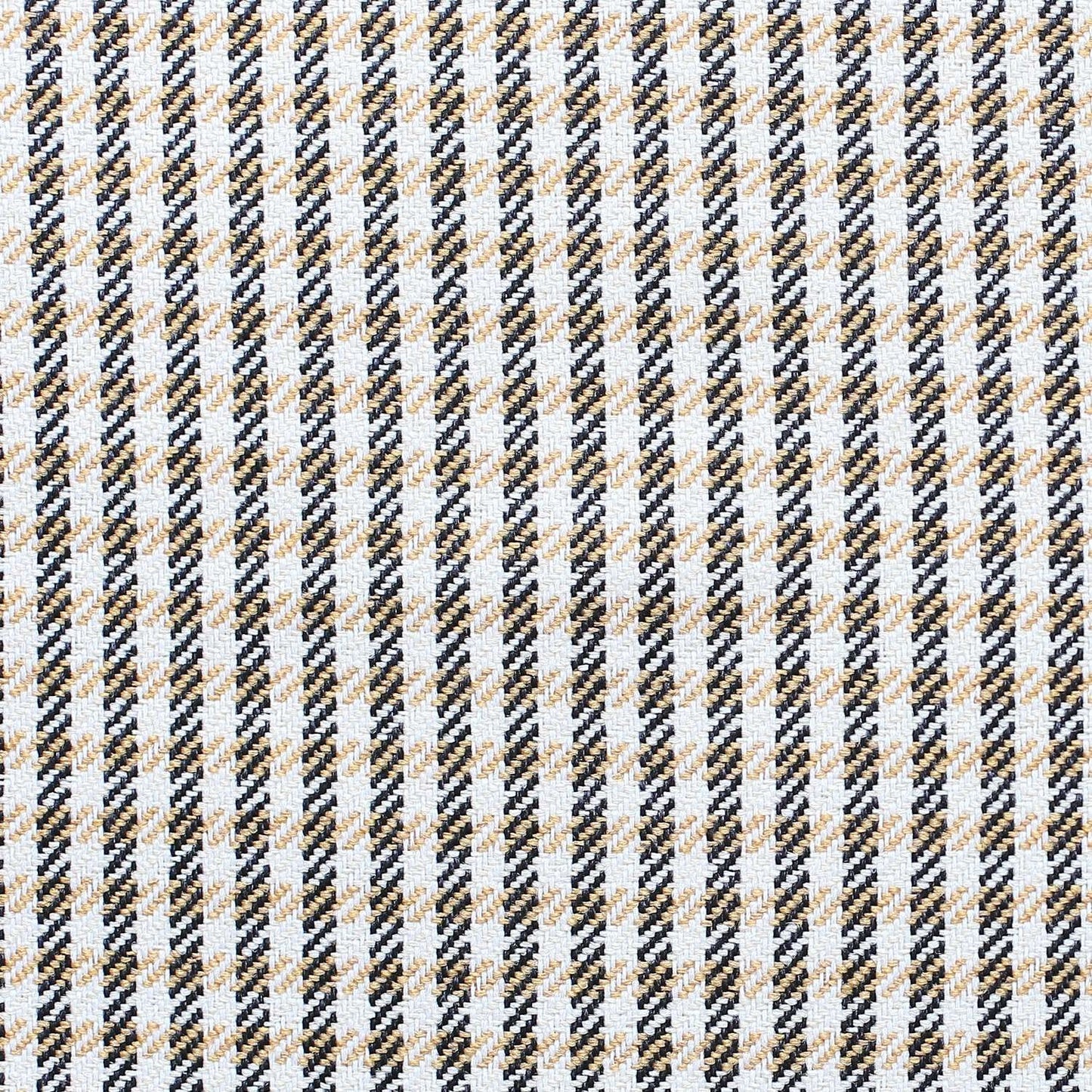 Black and Tan Houndstooth Throw Pillow