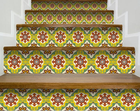 6" X 6" Fortuna Peel and Stick Removable Tiles