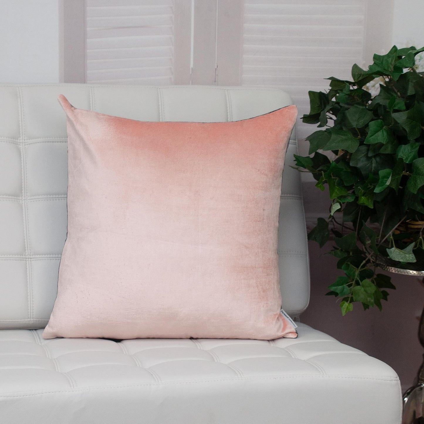 Transitional Pink Soft Touch Throw Pillow - Medium