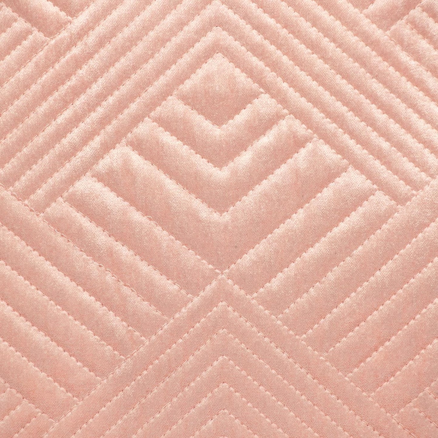 Transitional Pink Quilted Throw Pillow