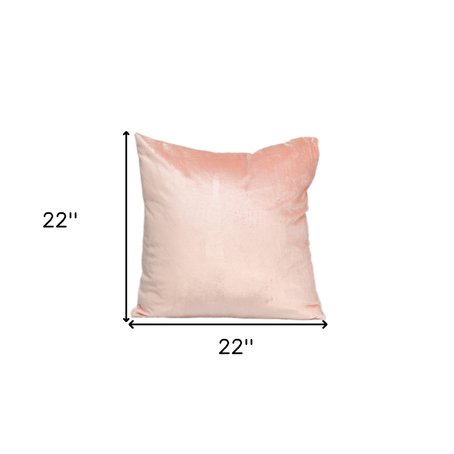 Transitional Pink Soft Touch Throw Pillow - Large