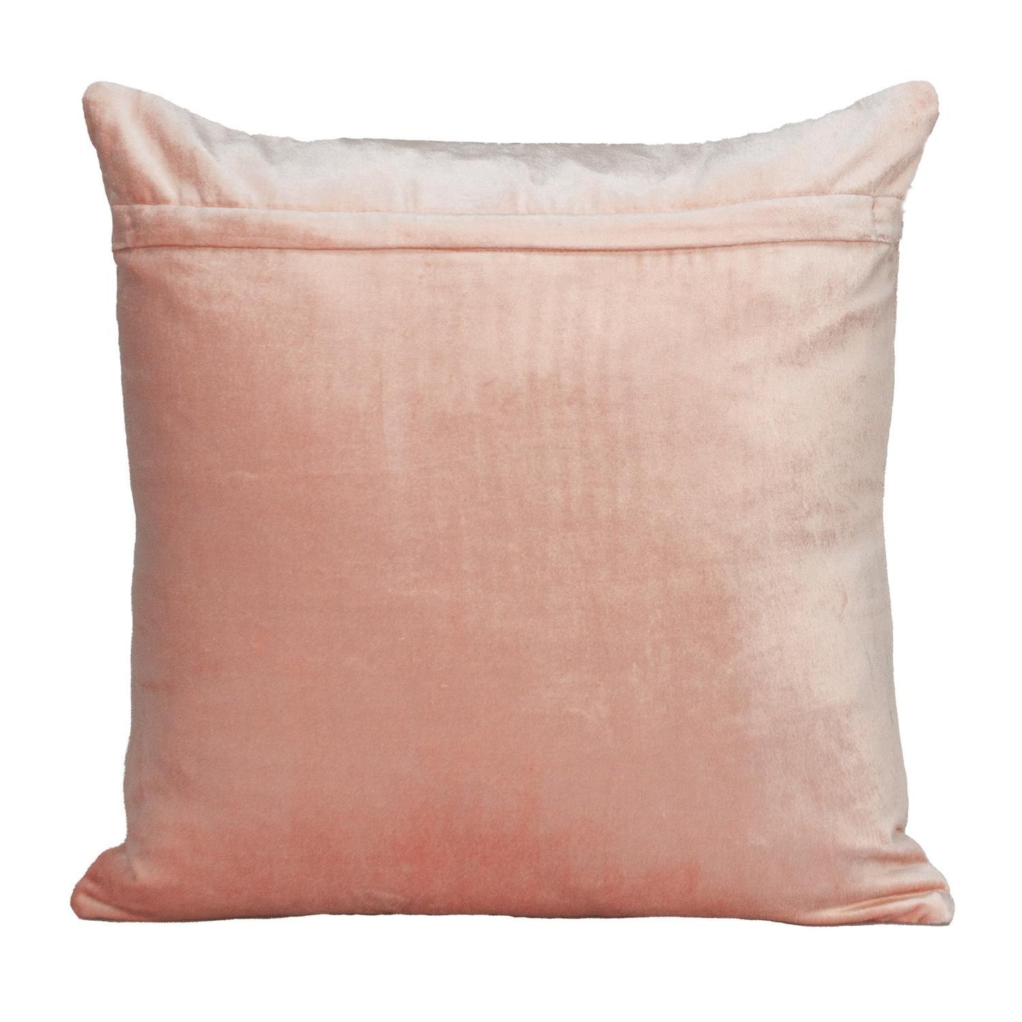 Tufted Diamonds Rose Gold Velvet Accent Pillow