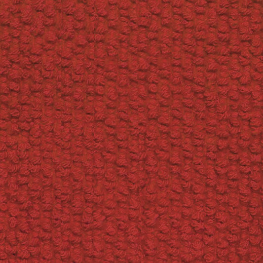 Red Nubby Textured Modern Throw Pillow
