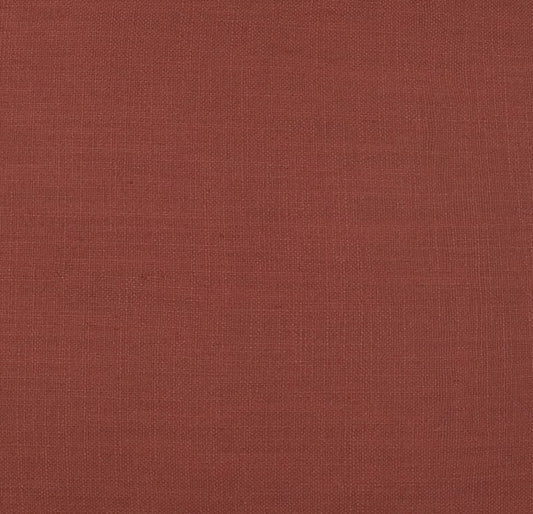 Rust Brown Solid Color Flange Edge Throw Pillow