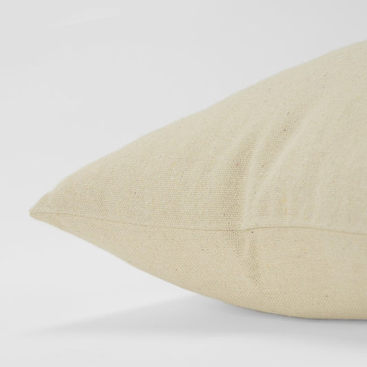Black Taupe Canvas Walk by Faith Throw Pillow