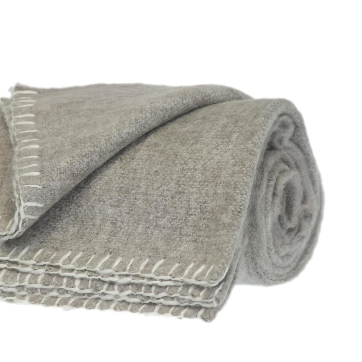 Loft Gray Soft Solid ColorHandloomed Throw Blanket