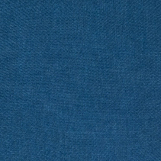 Blue Solid Flange Edged Modern Down Throw Pillow