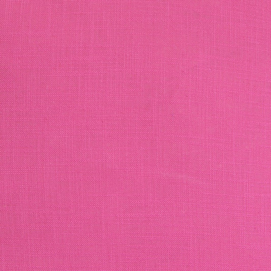Fuchsia Solid Color Flange Edge Throw Pillow