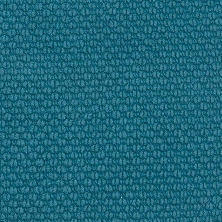 Teal Nubby Textured Modern Throw Pillow