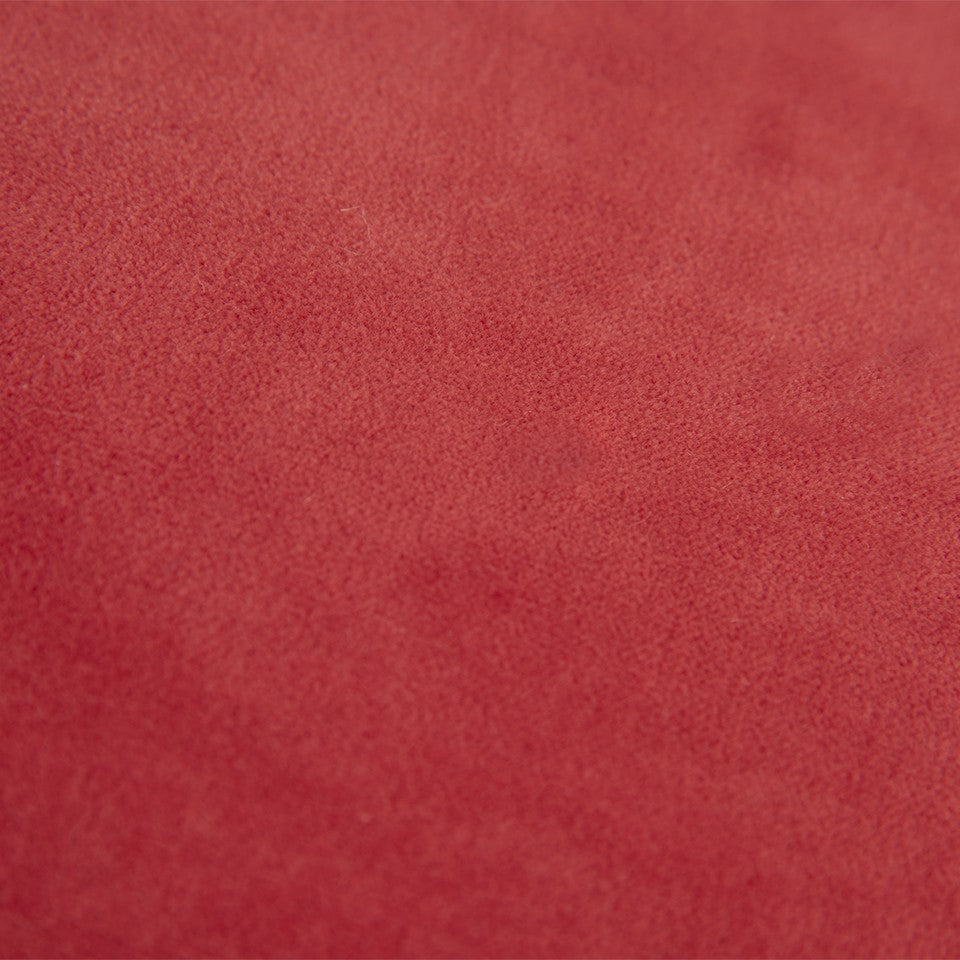 Red Solid Luxurious Modern Throw Pillow