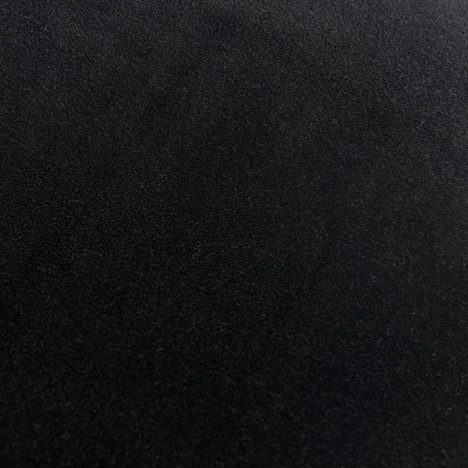 Black Solid Luxurious Modern Throw Pillow