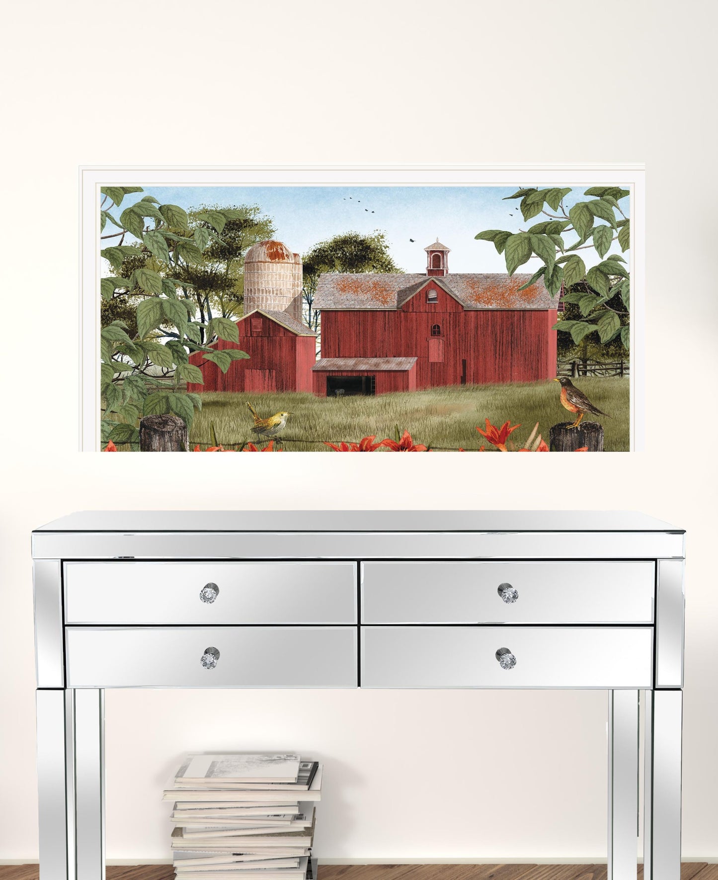 Summer Days 8 White Framed Print Wall Art