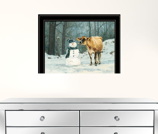 Well Hello There 2 Black Framed Print Wall Art