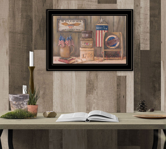 Sweet Land Of Liberty 3 Black Framed Print Wall Art