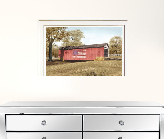 Sassafras Ridge 1 White Framed Print Wall Art
