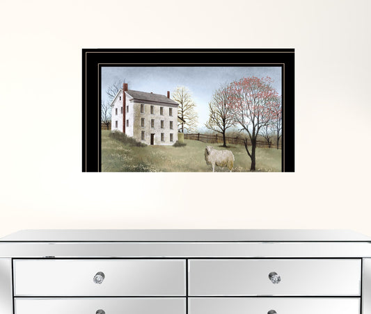 Spring At White House Farm 2 Black Framed Print Wall Art