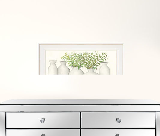 Simplicity In White II White Framed Print Wall Art