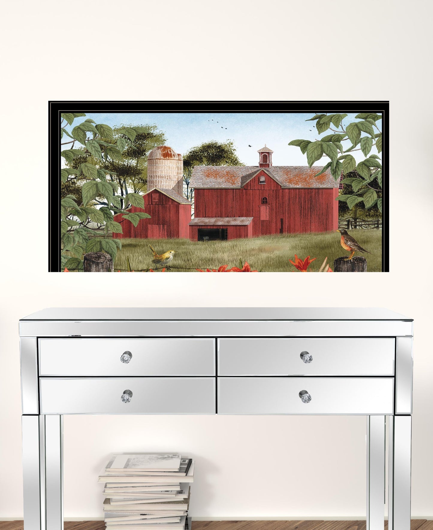 Summer Days 9 Black Framed Print Wall Art