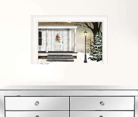 Peace On Earth 2 White Framed Print Wall Art