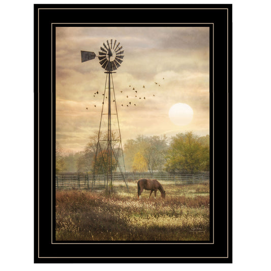 Berks Co. Sunrise Black Framed Print Wall Art