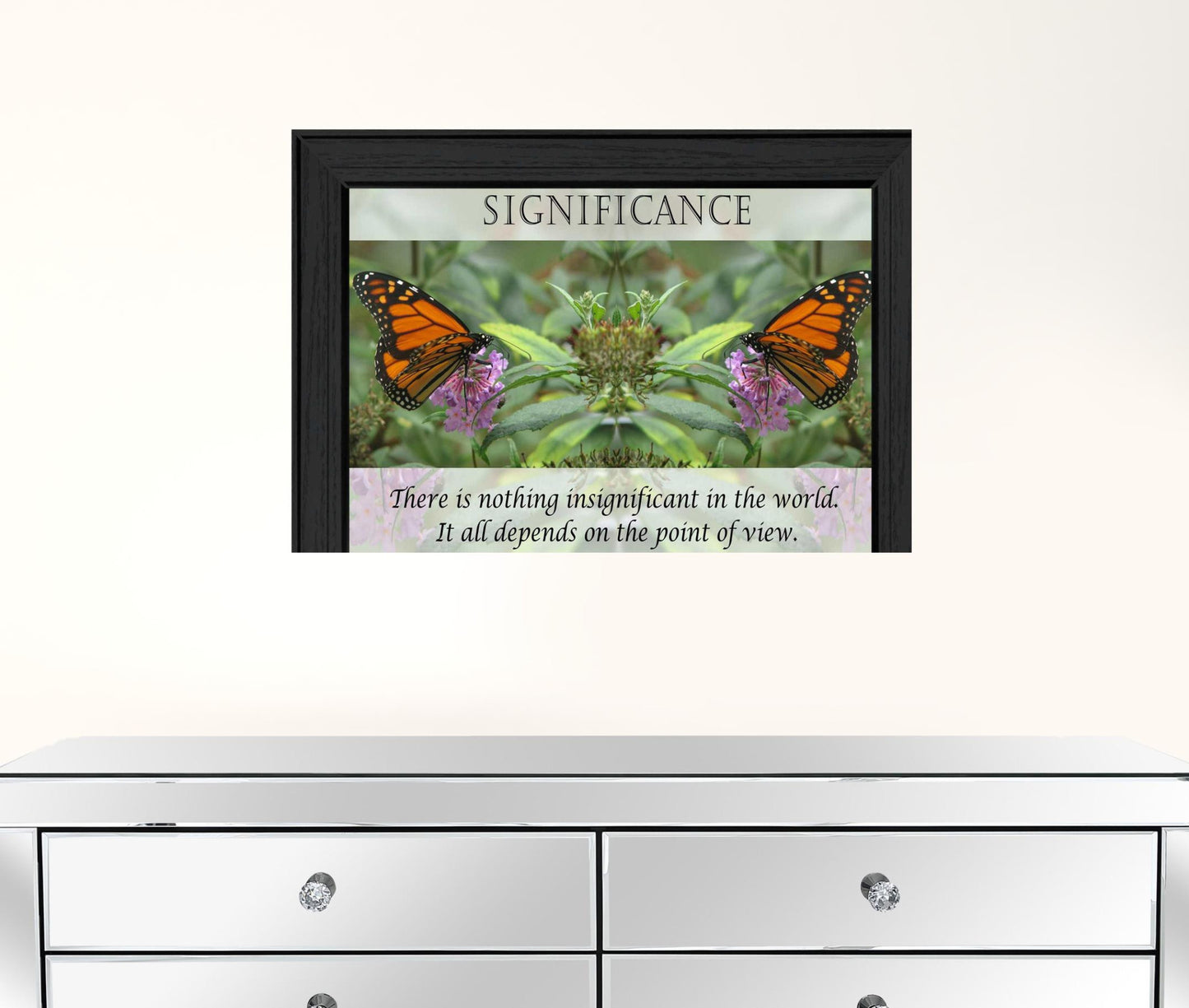 Significance 3 Black Framed Print Wall Art