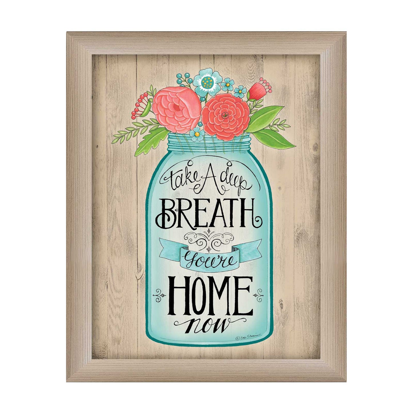 Youre Home Now Brown Framed Print Wall Art