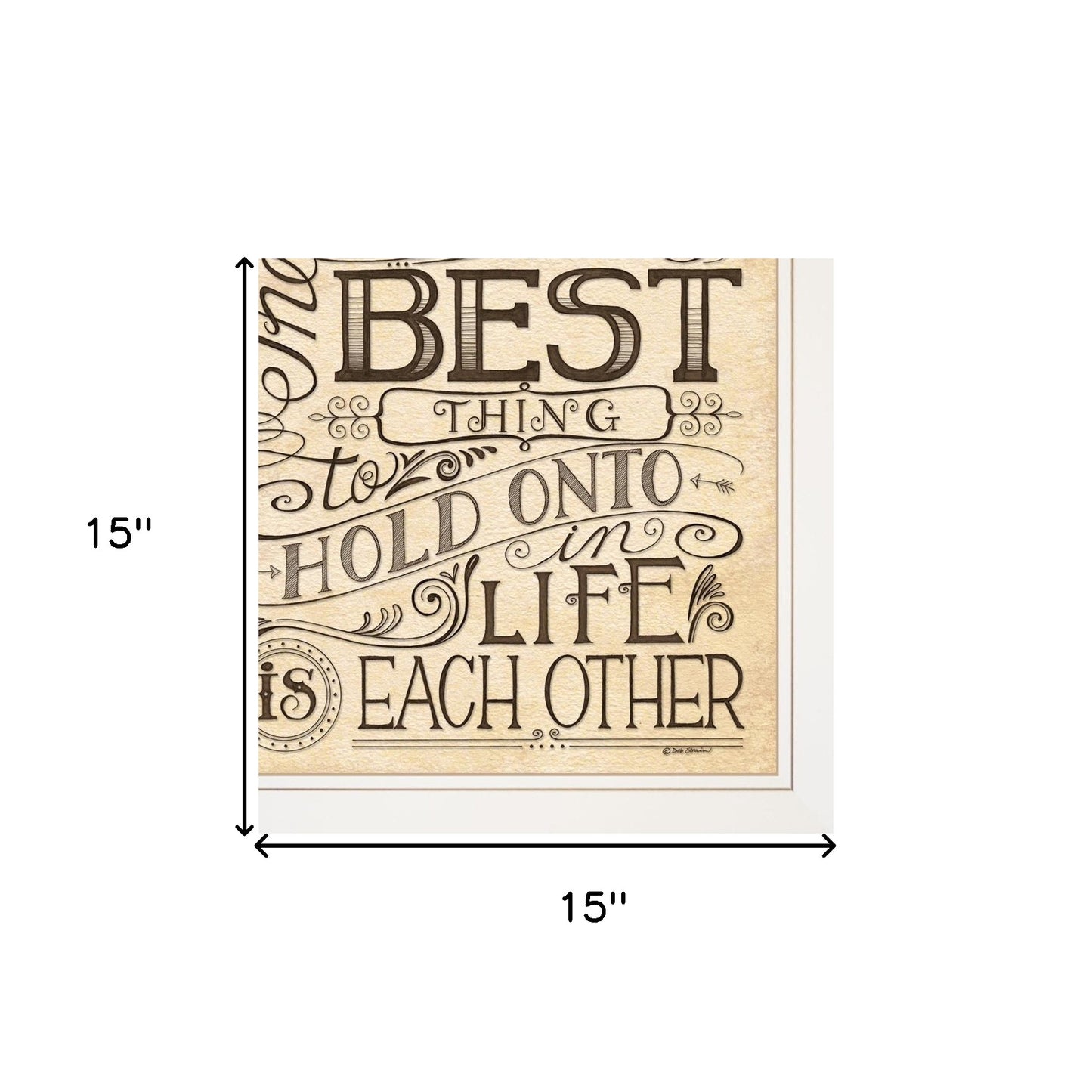 Set Of Two Together Or Each Other 1 White Framed Print Wall Art