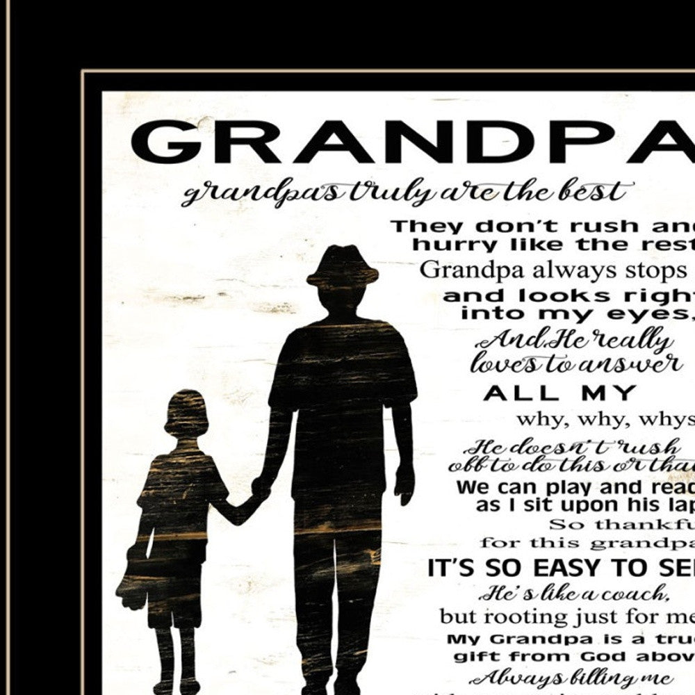 Set Of Two My Grandparents Are The Best 1 Black Framed Print Wall Art