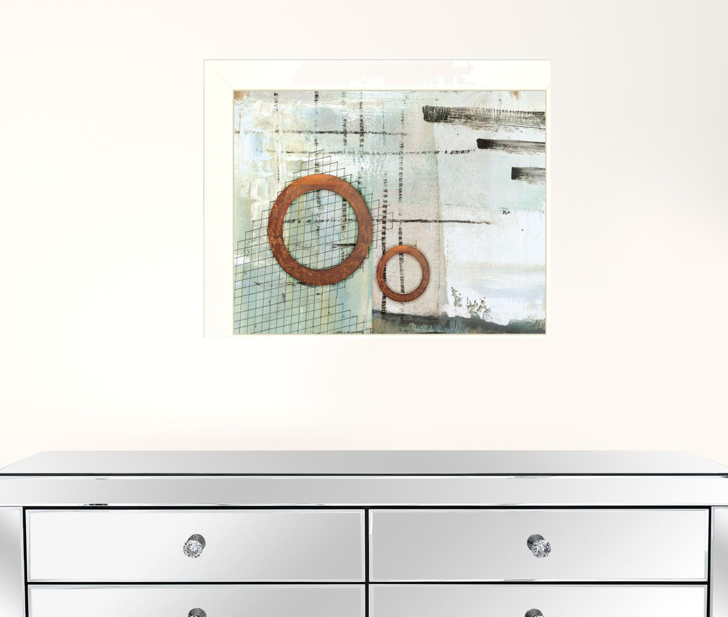 Set Of Two Balance This I And II 1 White Framed Print Wall Art