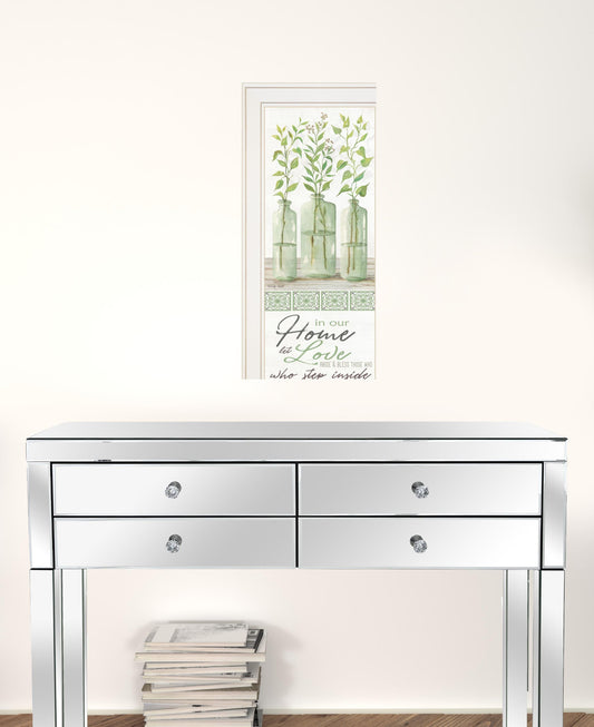 Set Of Two Home And Family White Framed Print Wall Art