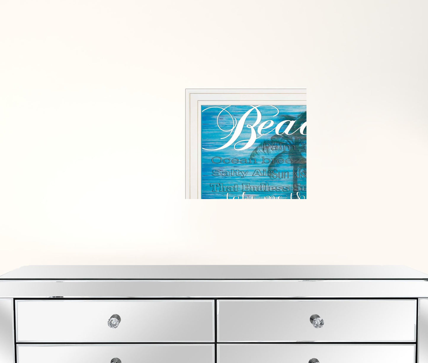 Set Of Two Beach Life 1 White Framed Print Wall Art