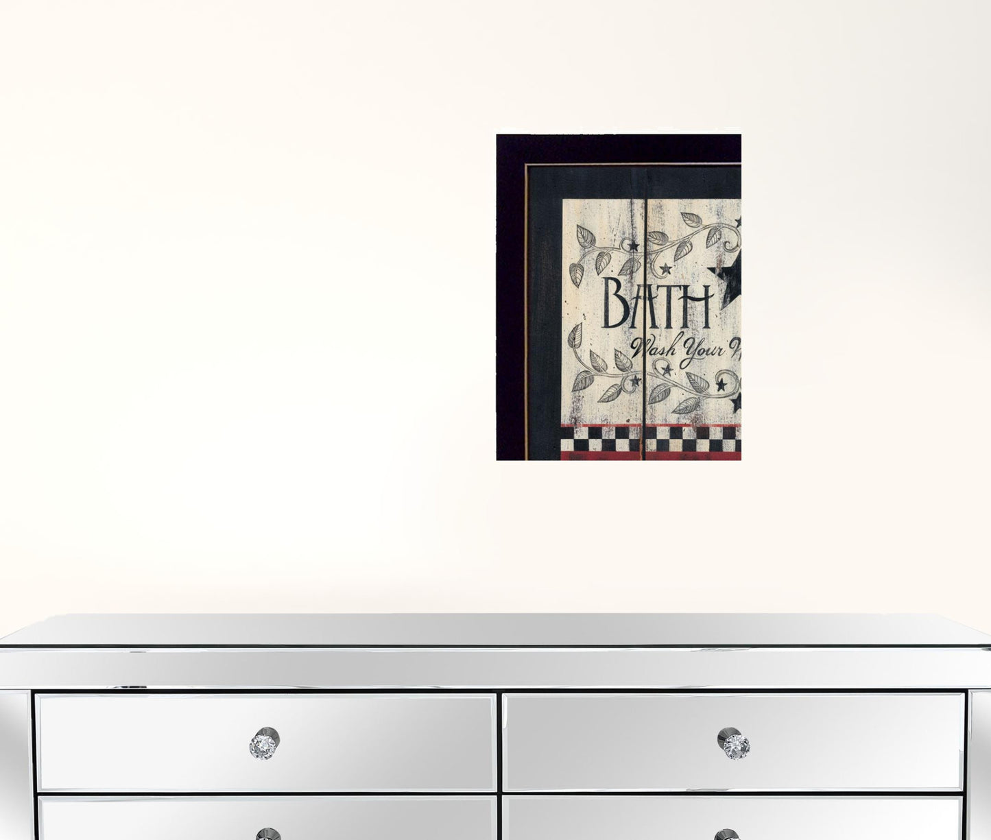 Set Of Two Hot Bath 9 Black Framed Print Wall Art