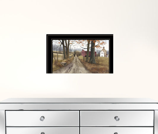 The Road Home 3 Black Framed Print Wall Art