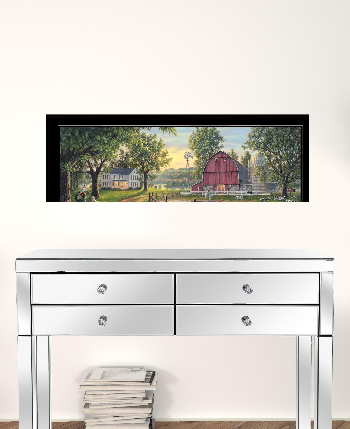 The Road Home 12 Black Framed Print Wall Art