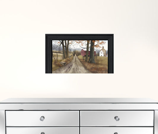 The Road Home 2 Black Framed Print Wall Art