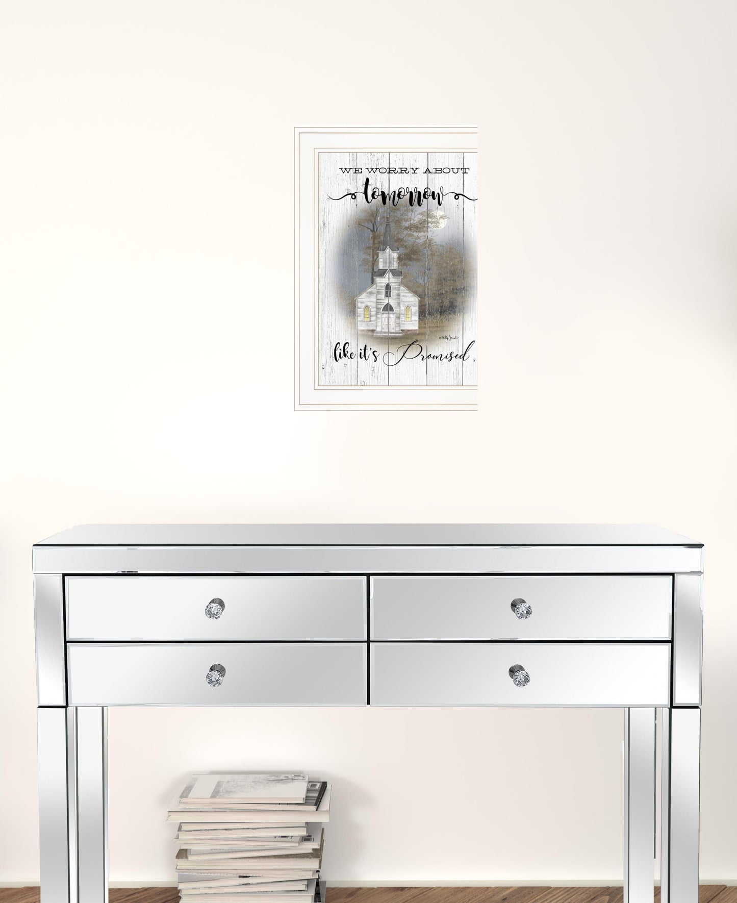 Tomorrow 1 White Framed Print Wall Art