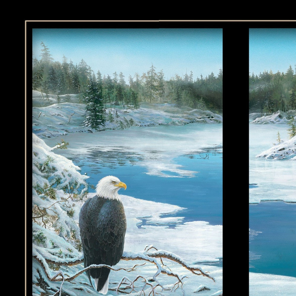 The Lookout 4 Black Framed Print Wall Art