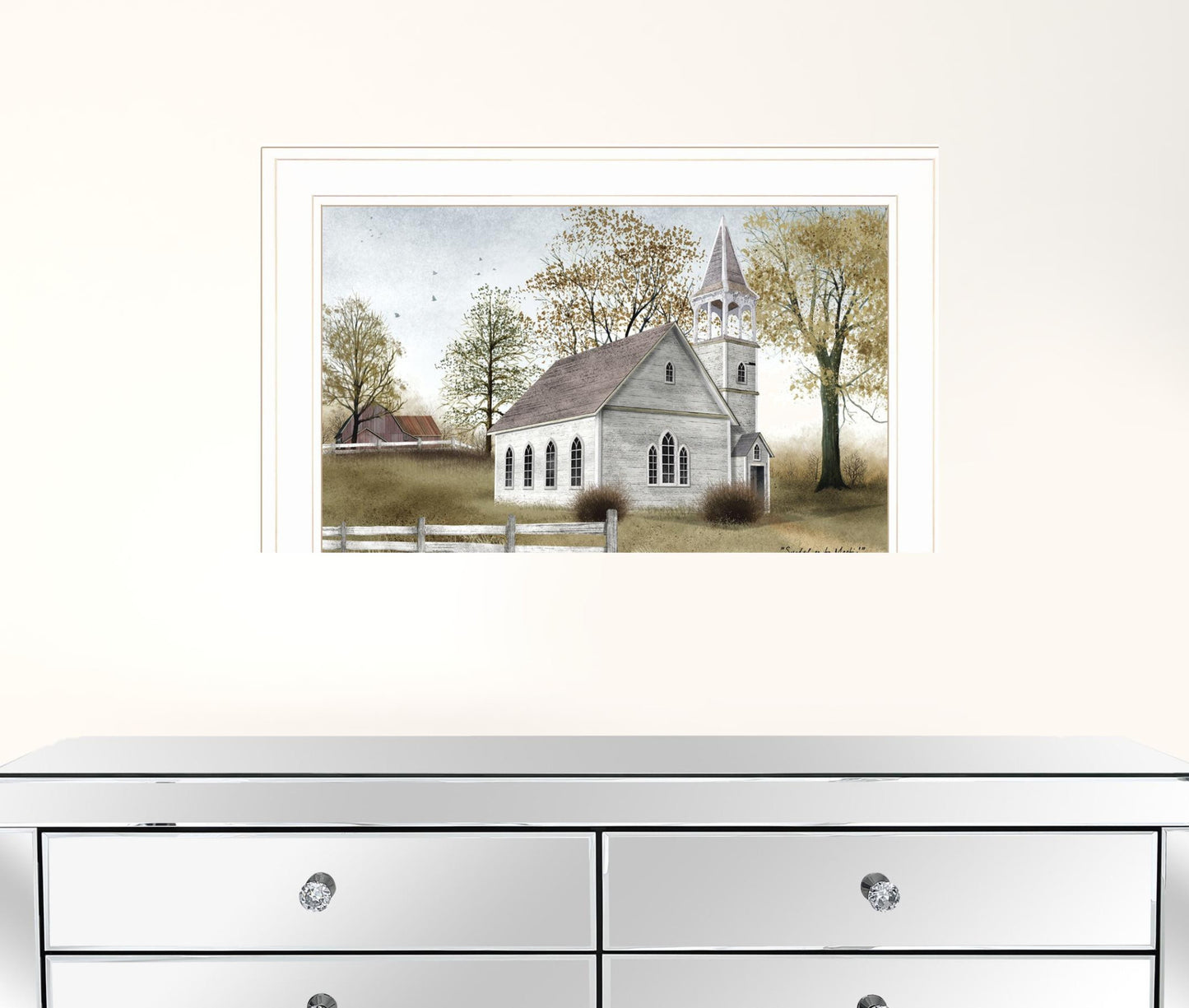 Sunday Go To Meetin 2 White Framed Print Wall Art