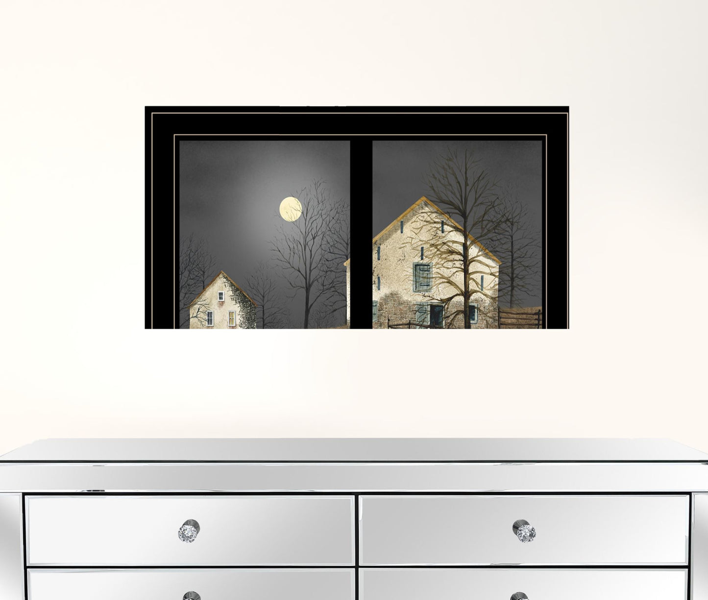 Still Of The Night 5 Black Framed Print Wall Art