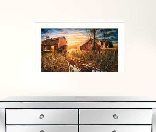 Days Not Forgotten Collection 1 White Framed Print Wall Art